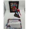 Image 1 : Liticular Spider Man Art Action Figure & Dry Erase Board