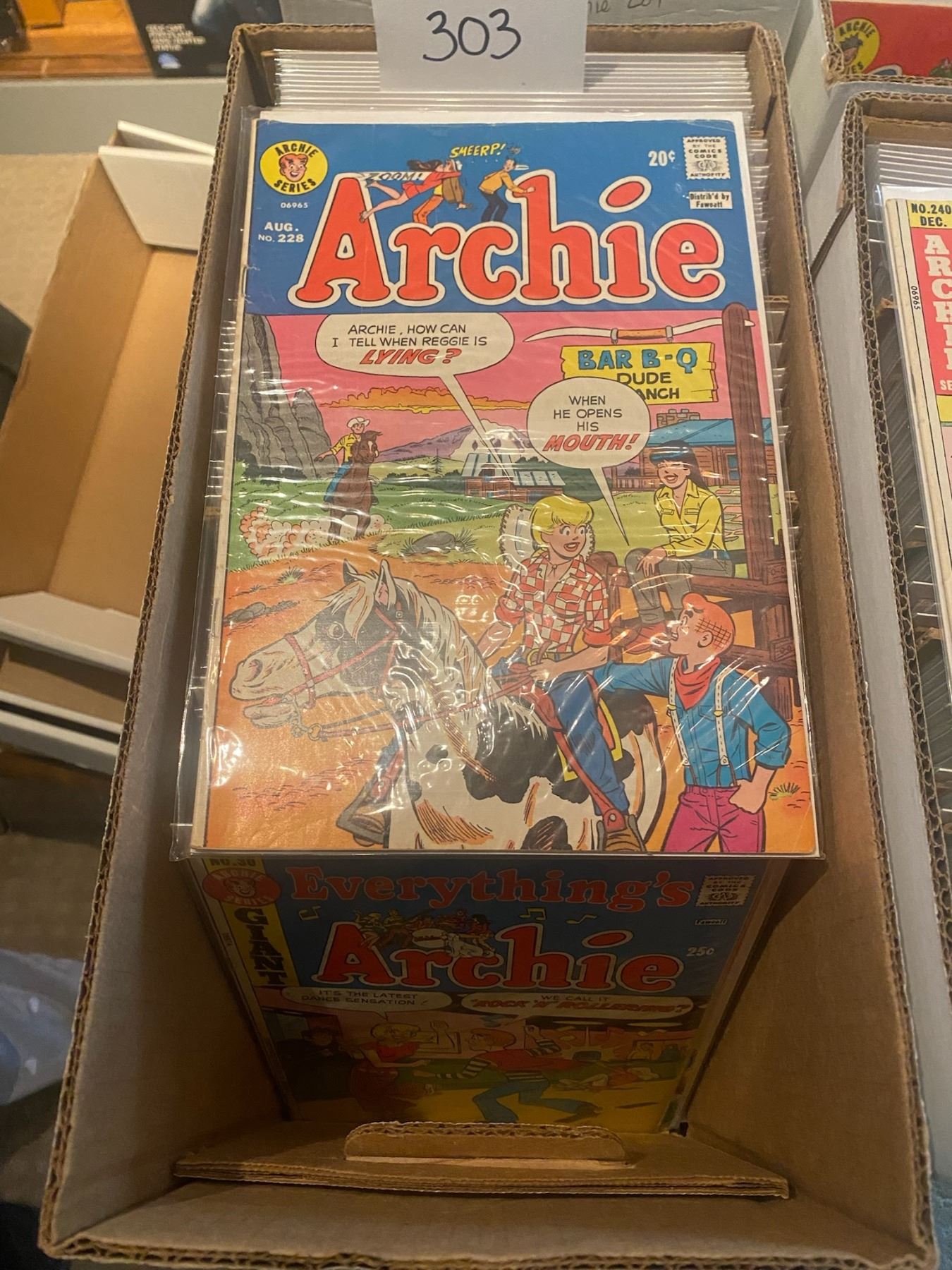Archie Collection Cans Assorted Collection of Archie's Comic Books (approx 100 books)