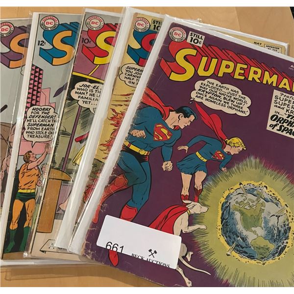 DC Superman, 141, 144, 145, 168, and 171