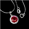 Image 1 : Natural Red Ruby Pendant