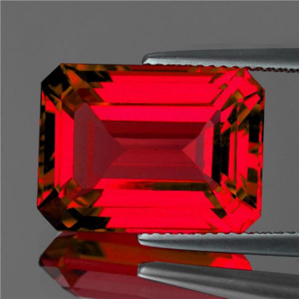 Natural Crimson Red  Brazil Topaz {Flawless-VVS1}