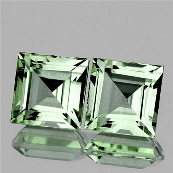 Natural Princess Green Amethyst Pair [Flawless-VVS]