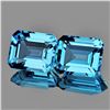 Image 1 : Natural Sky Blue Topaz 12 x 10 MM Pair{Flawless-VVS1}