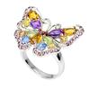 Image 2 : Natural  Citrine Amethyst Peridot Ring