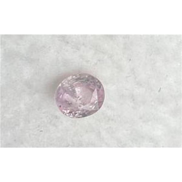 Natural Soft Pink Ceylon Sapphire....4.035 Cts