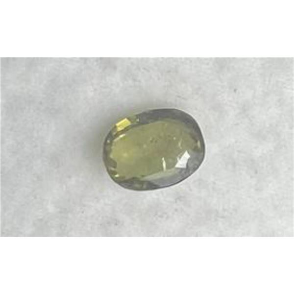 Natural Olive Green Ceylon Sapphire...3.62 Cts