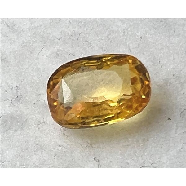 Natural Yellow Ceylon Sapphire...3.44 Cts