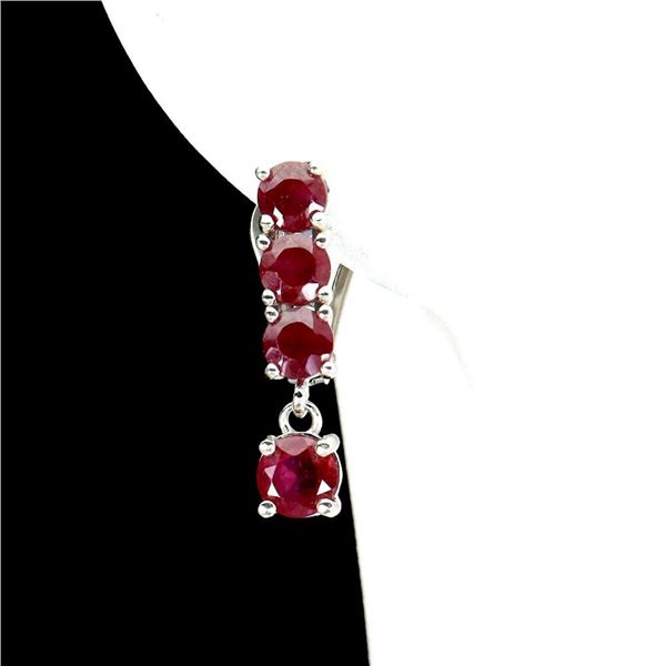 Natural Pigeon Blood Ruby Earrings