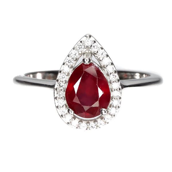 Natural Pigeon Blood Ruby Ring