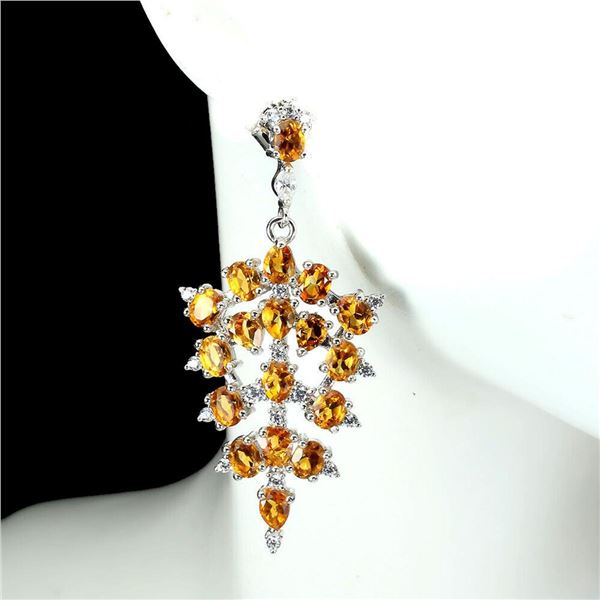 Natural Citrine Earrings