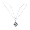 Image 3 : Natural Sapphire White Topaz Necklace