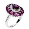Image 2 : Natural Unheated Rhodolite Garnet Ring