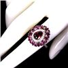 Image 3 : Natural Unheated Rhodolite Garnet Ring