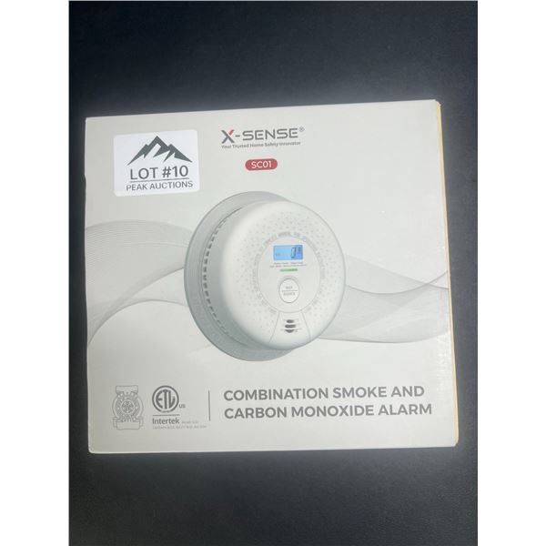 Lot of 1 X-Sense Combination Smoke & Carbon Monoxide Alarm