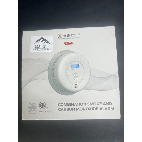 Lot of 1 X-Sense Combination Smoke & Carbon Monoxide Alarm