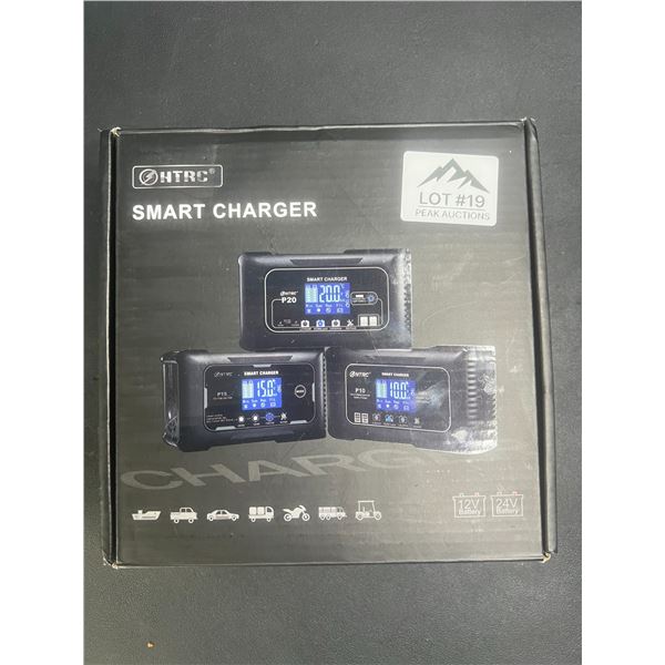 Lot of 1 HTRC 12V/24V Smart Battery Charger