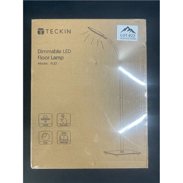 Lot of 1 Teckin Dimmable LED Floor Lamp