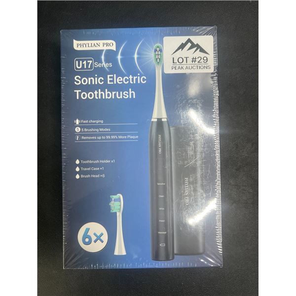 Lot of 1 Phylian Pro Sonic Electric Toothbrush