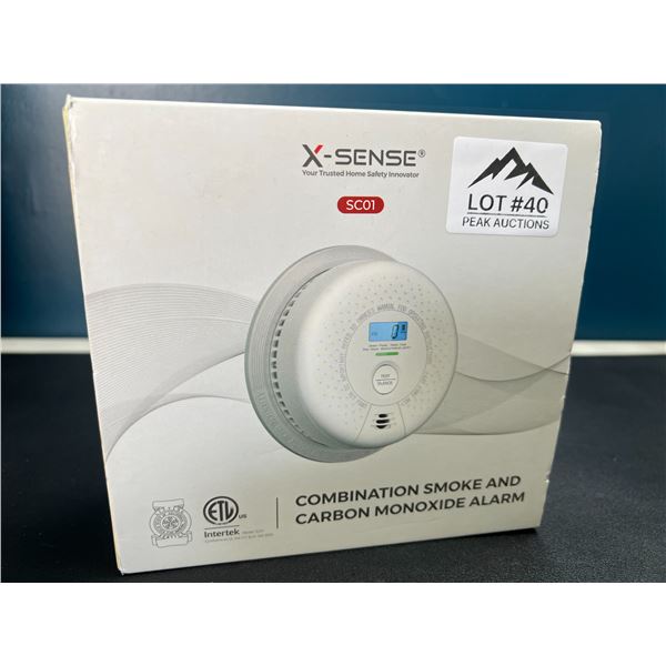 Lot of 1 X-Sense Combination Smoke & Carbon Monoxide Alarm