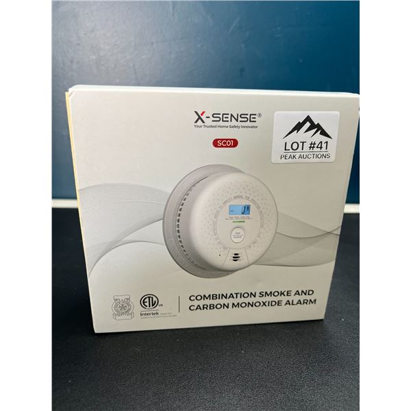 Lot of 1 X-Sense Combination Smoke & Carbon Monoxide Alarm