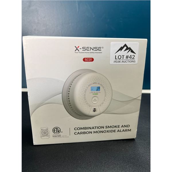 Lot of 1 X-Sense Combination Smoke & Carbon Monoxide Alarm