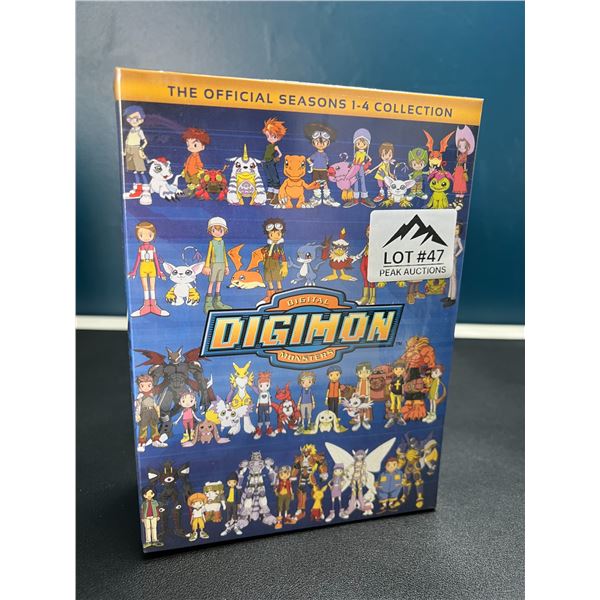 Lot of 1 Digimon: The Offilcial Seasons 1-4 DVD Box Set Collection
