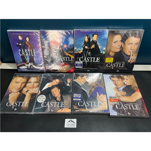 Lot of 1 Castle DVD Box Set - Seasons 1-8