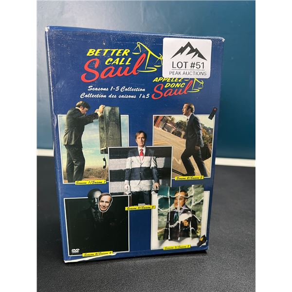 Lot of 1 Better Call Saul Seasons 1-5 DVD Box Set