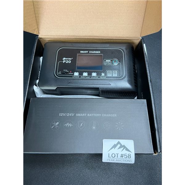 Lot of 1 HTRC 12V/24V Smart Battery Charger