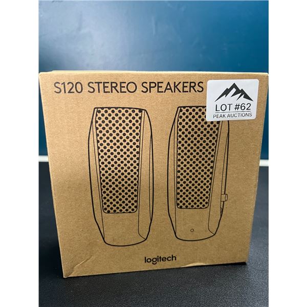 Lot of Logitech S120 Stereo Speakers