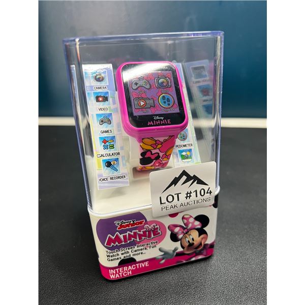 Lot of 1 Disney Junior - Minnie Mouse Touch Screen Interactive Watch, Fun Games, & More