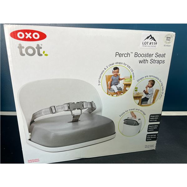 Lot of 1 OxoTot Perch Booster Seat with Straps