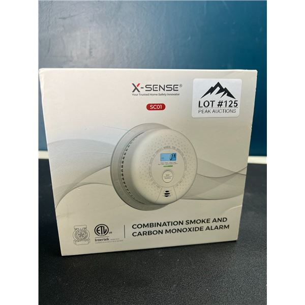 Lot of 1 X-Sense Combination Smoke & Carbon Monoxide Alarm