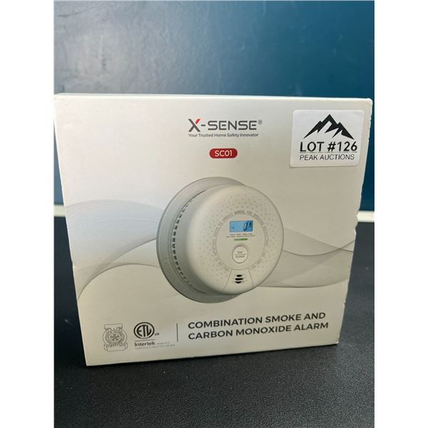 Lot of 1 X-Sense Combination Smoke & Carbon Monoxide Alarm