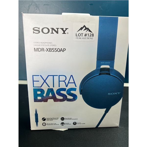 Lot of 1 Sony Extra Bass Stereo Headphones