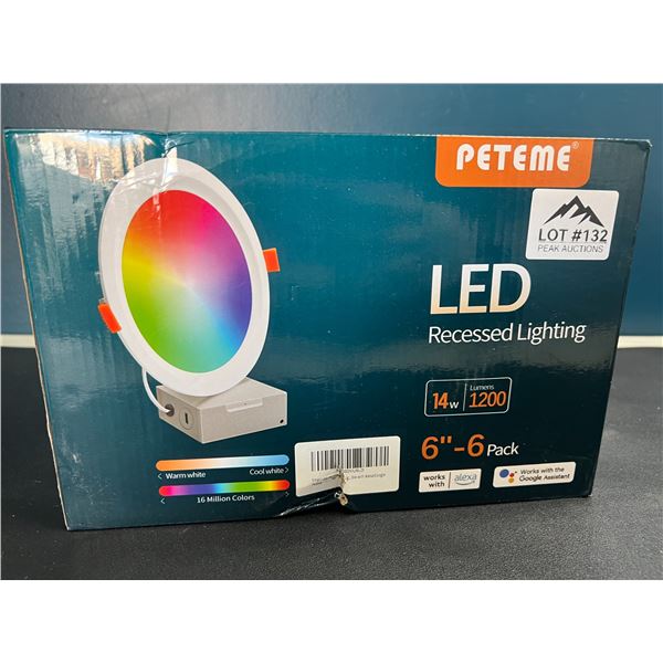 Lot of LED Recessed Lighting - 6pack