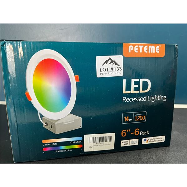 Lot of LED Recessed Lighting - 6pack