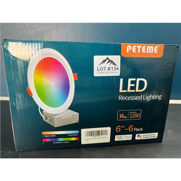 Lot of LED Recessed Lighting - 6pack