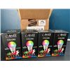 Image 1 : Lot of 4 Bazz Smart Home Colors WiFi LED Smart Bulbs