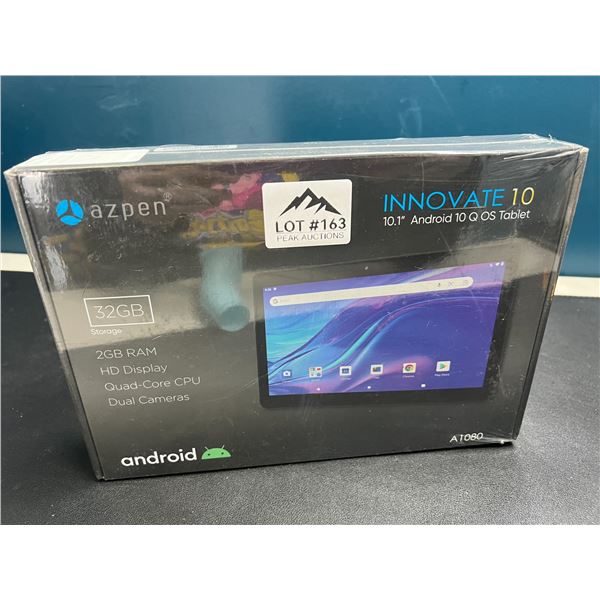 Lot of 1 Azpen Innovate 10 - 10.1inch Android Tablet