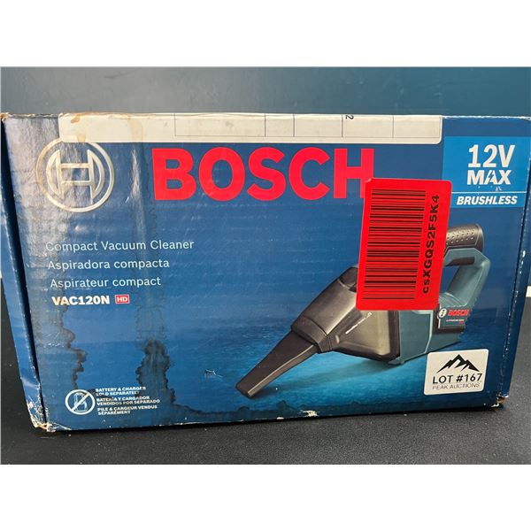 Lot of 1 Bosch 12V Max Compact Vacuum Cleaner