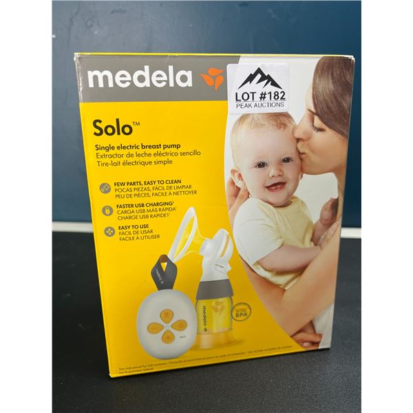 Lot of 1 Medela Solo Single Electric Breast Pump