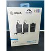Image 1 : Lot of 1 Boya BY-WM4 PRO-K2 Dual Channel Digital Wireless Microhone
