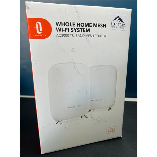 Lot of 1 Taotronics AC3000 Whole Home Mesh WiFi System