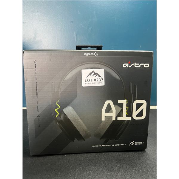 Lot of 1 ASTRO A10 Gaming Headset for PC/Mac, PS5, Xbox Series X/S, Switch, & Mobile