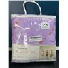 Image 1 : Lot of 1 4PC Baby Crib Set - Comforter, Sheet, Dust Ruffle, and Pillow Case Included