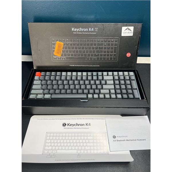 Lot of 1 Keychron K4 Wireless Mechanical Keyboard