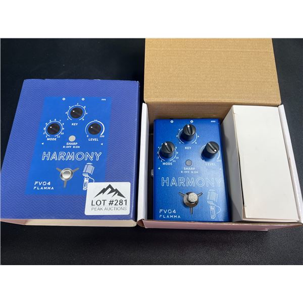 Lot of 1 Harmony FV04 Flamma Vocal Processor Effects Pedal