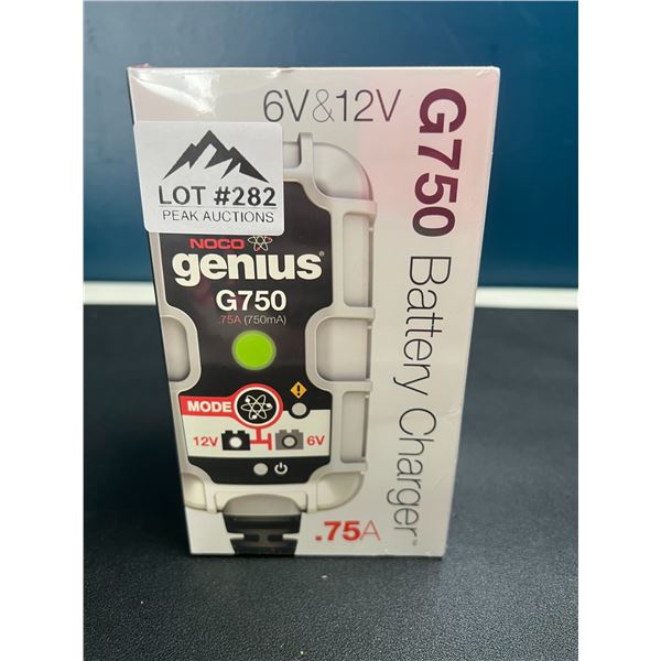 Lot of 1 Noco Genius G750 Batttery Charger