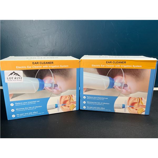 Lot of 2 Electric Ear Cleaners w/ Irrigation System